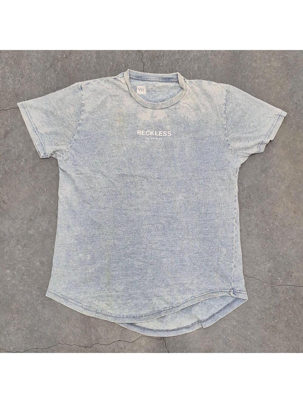 Young & Reckless Denim Blue T Shirt